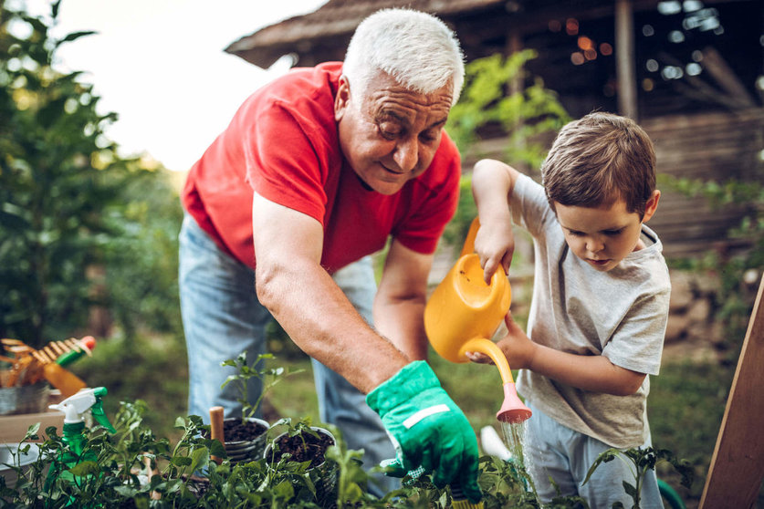  Abuelo y nieto 