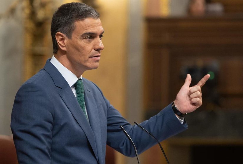  El presidente del Gobierno, Pedro Sánchez, comparece durante una sesión extraordinaria en el Congreso de los Diputados, a 17 de julio de 2024, en Madrid (España). - Eduardo Parra - Europa Press 