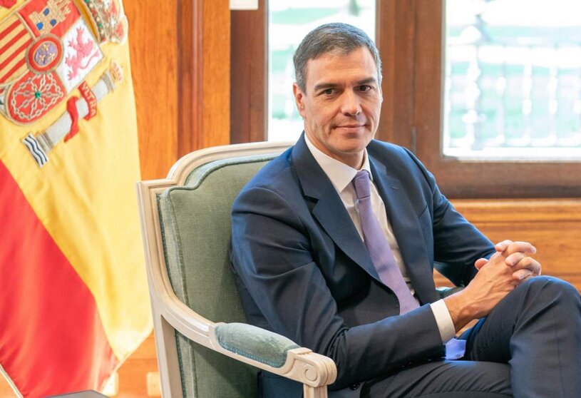  El presidente del Gobierno, Pedro Sánchez durante una reunión con el lehendakari, en el Palacio de Ajuria Enea, a 26 de julio de 2024, en Vitoria-Gasteiz, Álava, País Vasco (España). La reunión oficial que el lehendakari y el presidente del Gobierno, mant - Iñaki Berasaluce - Europa Press 