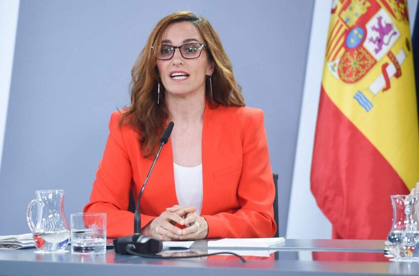  Archivo - La ministra de Sanidad, Mónica García, durante una rueda de prensa posterior al Consejo de Ministros, en el Palacio de la Moncloa, a 18 de junio de 2024, en Madrid (España). - Gustavo Valiente - Europa Press - Archivo 