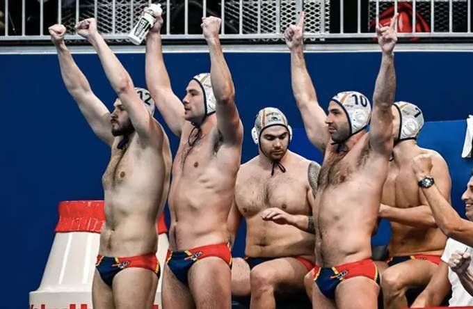  Jugadores de la selección española masculina de waterpolo  | EP 