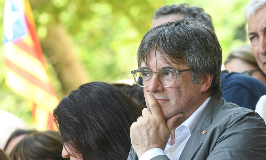  El expresidente Carles Puigdemont el pasado 27 de julio - Glòria Sánchez - Europa Press 