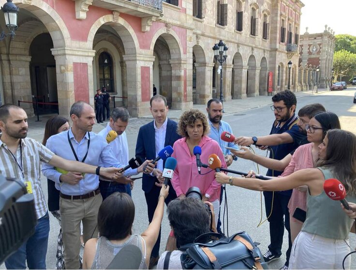  La portavoz del PP en el Parlamento Europeo, Dolors Montserra, y el portavoz en el Parlament - EUROPA PRESS 