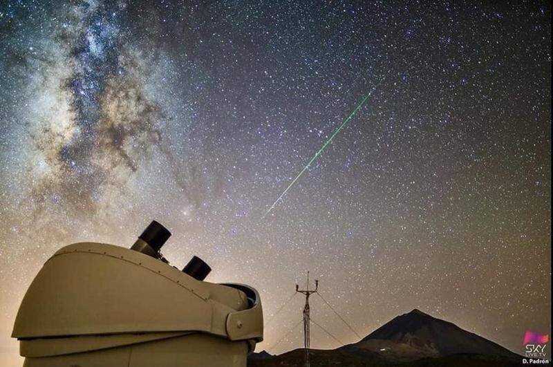  Lluvia de estrellas en el Observatorio del Teide - Instagram - @skylivetv 