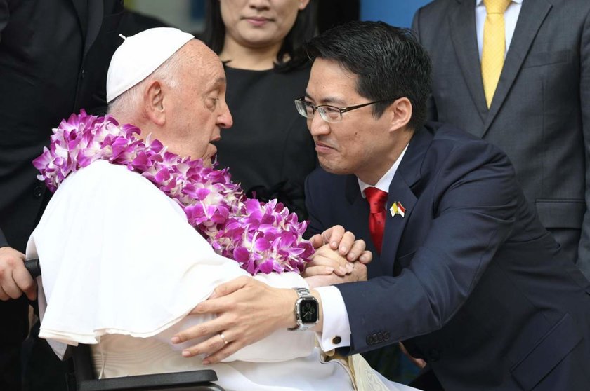  El Papa durante su visita a Singapur - Vatican Media/IPA via ZUMA Press / DPA 