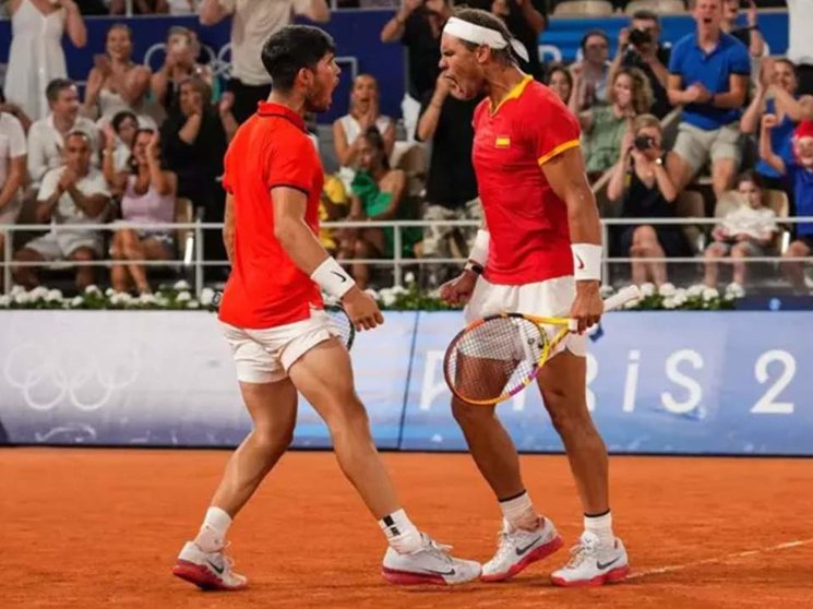  Archivo - Rafael Nadal y Carlos Alcaraz<br>- Alvaro Diaz / AFP7 / Europa Press - Archivo 