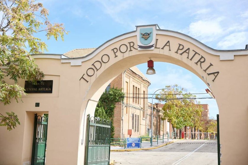  Entrada del Cuartel General Arteaga, en el barrio de Carabanchel, a 3 de noviembre de 2023, en Madrid (España). - Jesús Hellín - Europa Press 