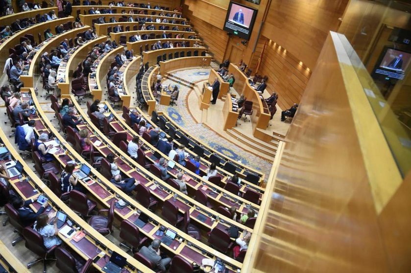  Vista de una sesión plenaria, en el Senado, a 31 de julio de 2024, en Madrid (España). - Fernando Sánchez - Europa Press 