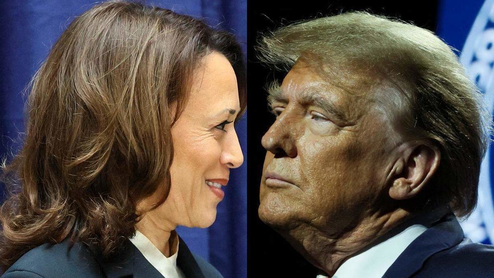  NP Harris y Trump empatan 