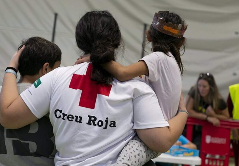  Atención de Cruz Roja a los niños en el albergue de Torrent - CRUZ ROJA 