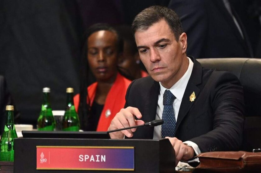  Archivo - El presidente del Gobierno, Pedro Sánchez, durante la primera jornada del G20. - MONCLOA - Archivo 