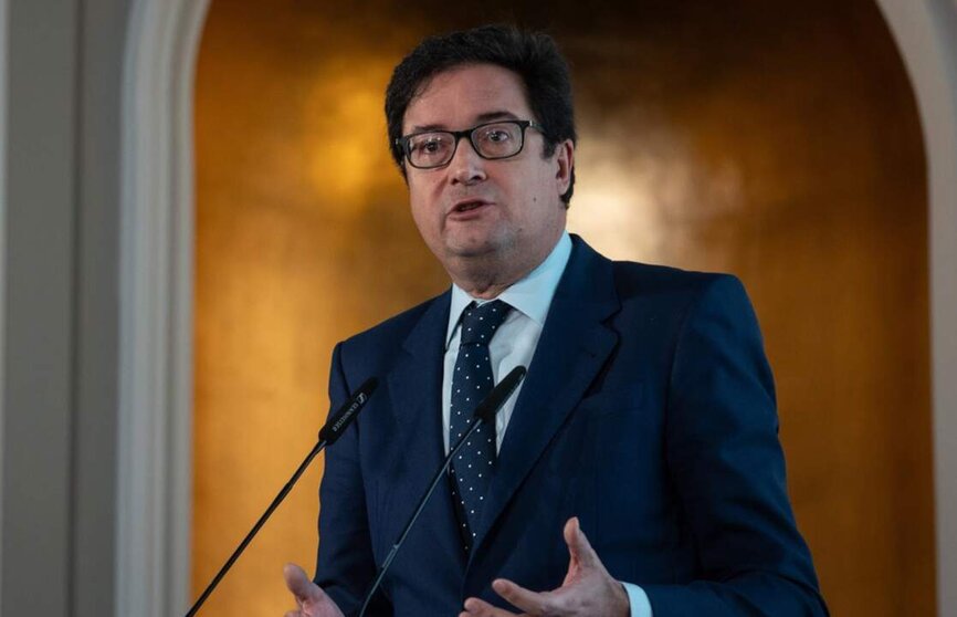  El ministro para la Transformación Digital, Óscar López, interviene durante el Summit Reinventing Spain organizado por Forbes, en el Hotel Mandarín Oriental Ritz, a 24 de octubre de 2024, en Madrid (España). - Alejandro Martínez Vélez - Europa Press 