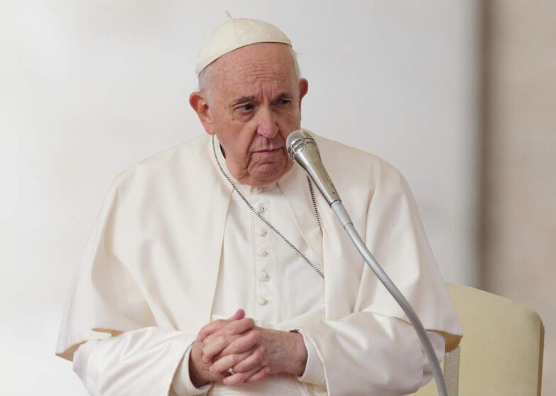  Archivo - 09 November 2022, Vatican, Vatican Citz: Pope Francis leads his Wednesday General Audience in St. Peter's Square at the Vatican. Photo: Evandro Inetti/ZUMA Press Wire/dpa - Evandro Inetti/ZUMA Press Wire/d / DPA - Archivo 