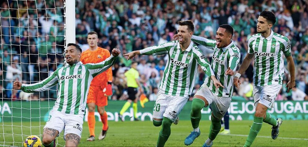  Jugadores del Betis celebrando un gol | RTVE 