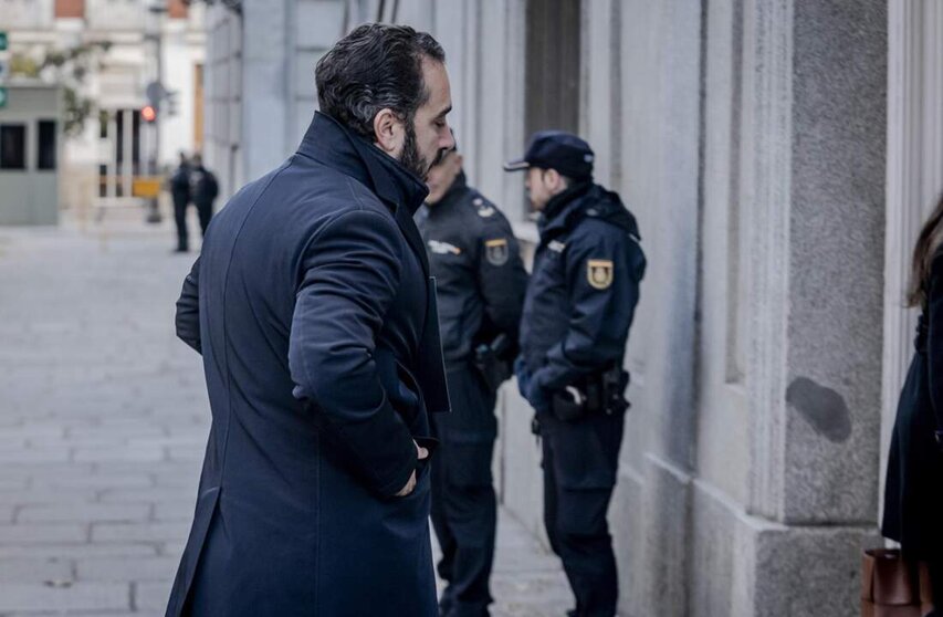  El empresario Víctor de Aldama a su llegada a declarar ante el Tribunal Supremo, a 16 de diciembre de 2024, en Madrid (España). - A. Pérez Meca - Europa Press 