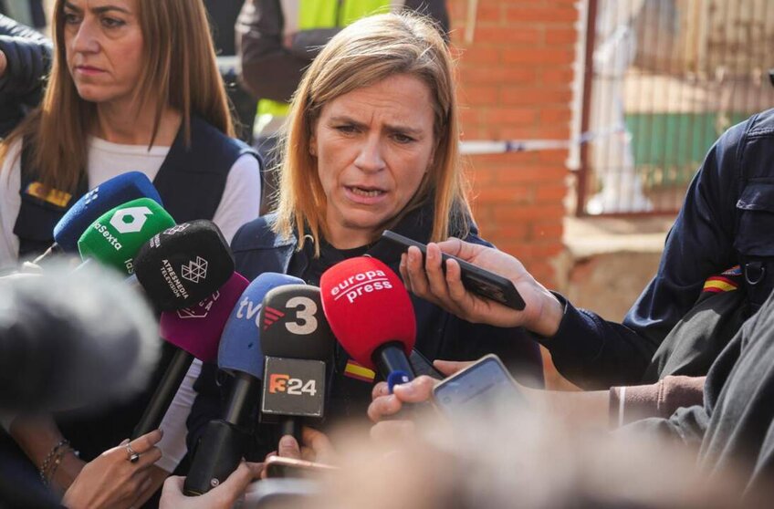  La delegada del Gobierno en la Comunitat Valenciana, Pilar Bernabé, atiende a los medios de comunicación - Jorge Gil - Europa Press 