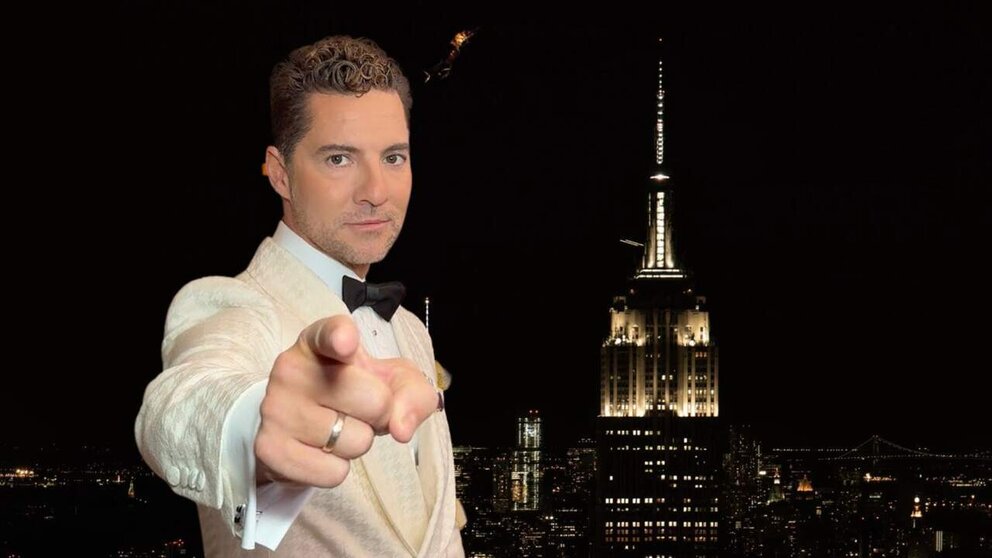  David Bisbal en el Empire State de Nueva York 