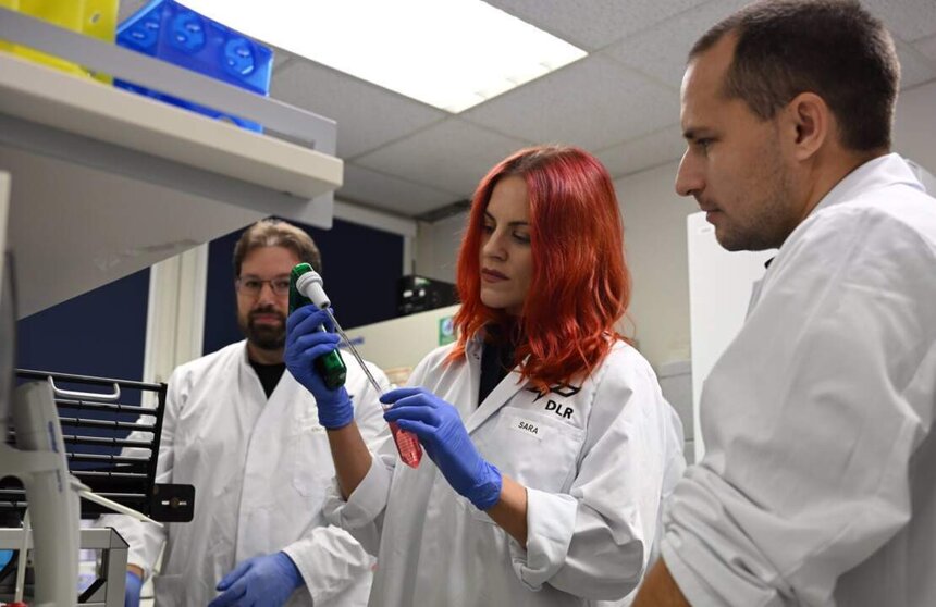  Sara García durante su entrenamiento como astronauta de la ESA - ESA 