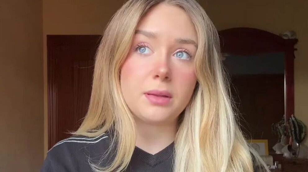  Natalia Jiménez anunciando que tiene cáncer de sangre en su tiktok 