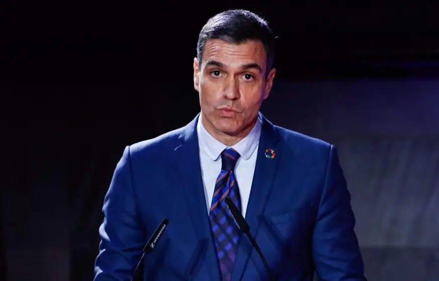  Archivo - Pedro Sanchez, President of the Government of Spain, gestures during the COE (Spanish Olympic Committee) 2022 Awards Ceremony at COE at COE Official Headquarters on December 21, 2022 in Madrid, Spain. - Irina R. Hipolito / AFP7 / Europa Press - Archivo 