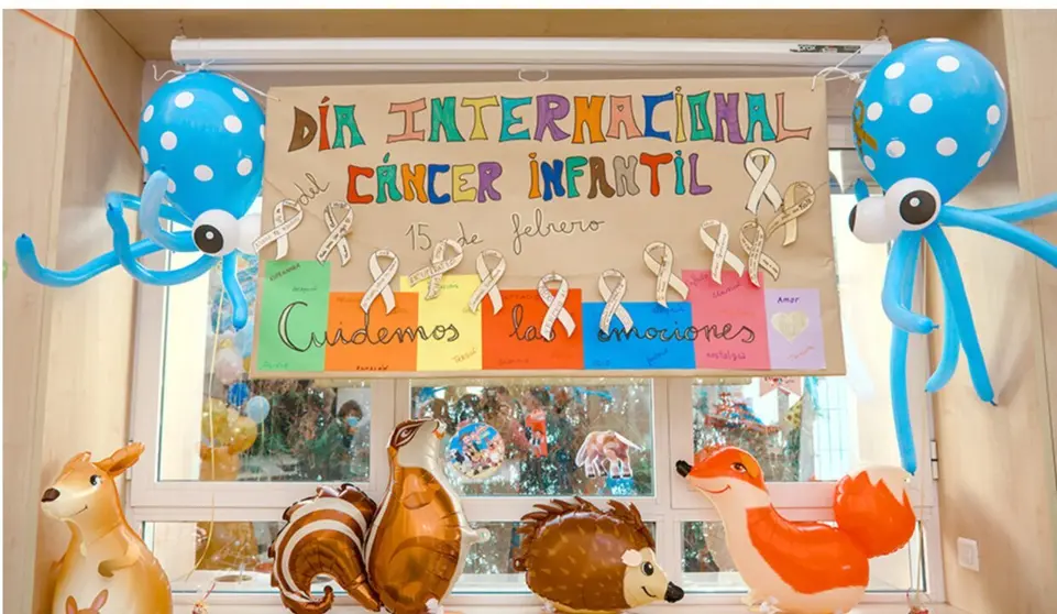  Celebración del Día contra el Cáncer Infantil en un hospital andaluz. 