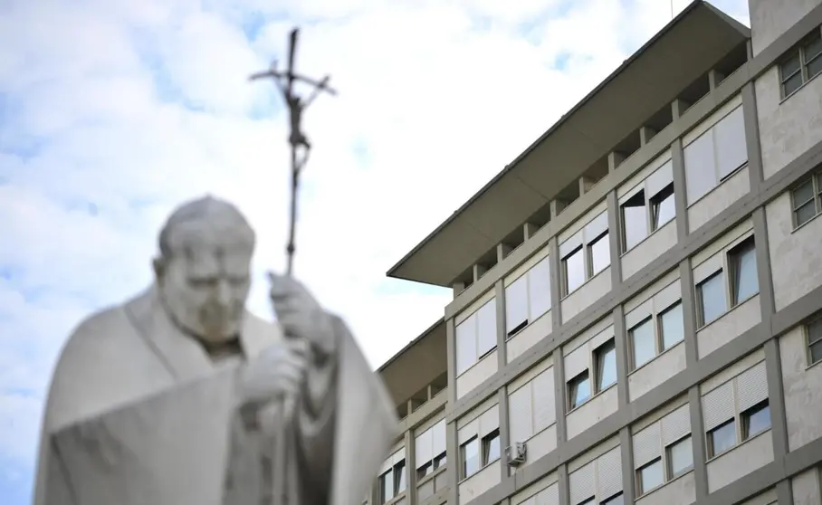  Exterior del hospital Gemelli de Roma. - Alessandro Di Meo / Zuma Press / ContactoPhoto 