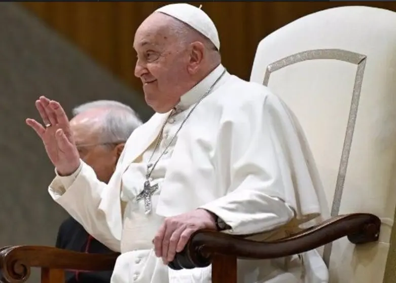  El Papa Francisco en la audiencia general de este miércoles. - VATICAN MEDIA 